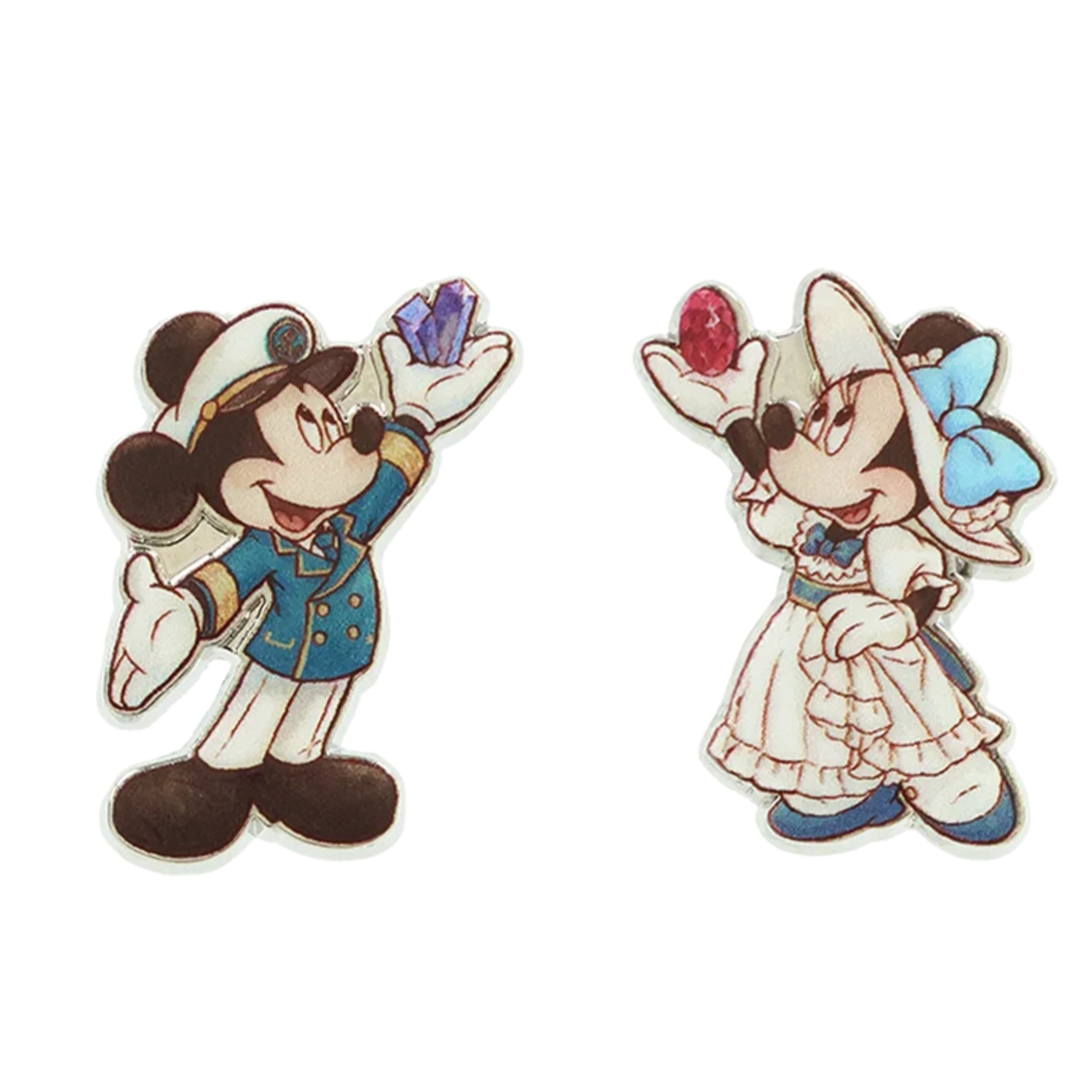 【預訂】DisneySea 25th Jubilee Locket - Sparkling pieces (Mickey & Minnie)