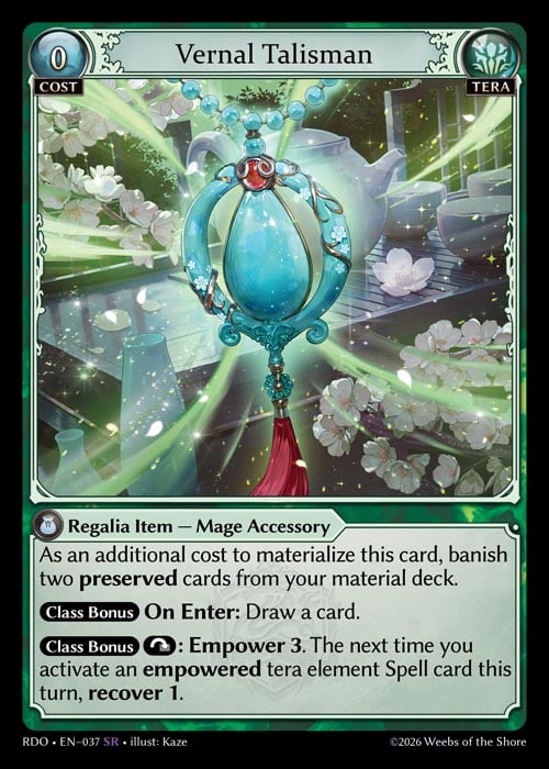 Vernal Talisman / RDO-037 (SR)