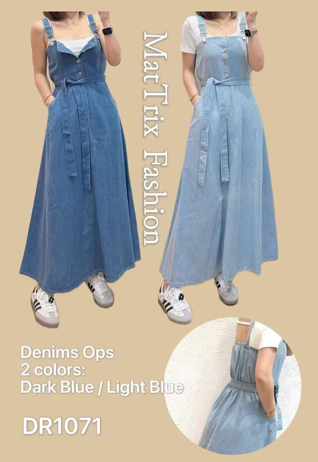 DR1071 工人牛仔裙ops  原價$339