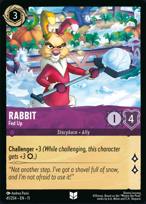 41/204 Rabbit - Fed Up UC