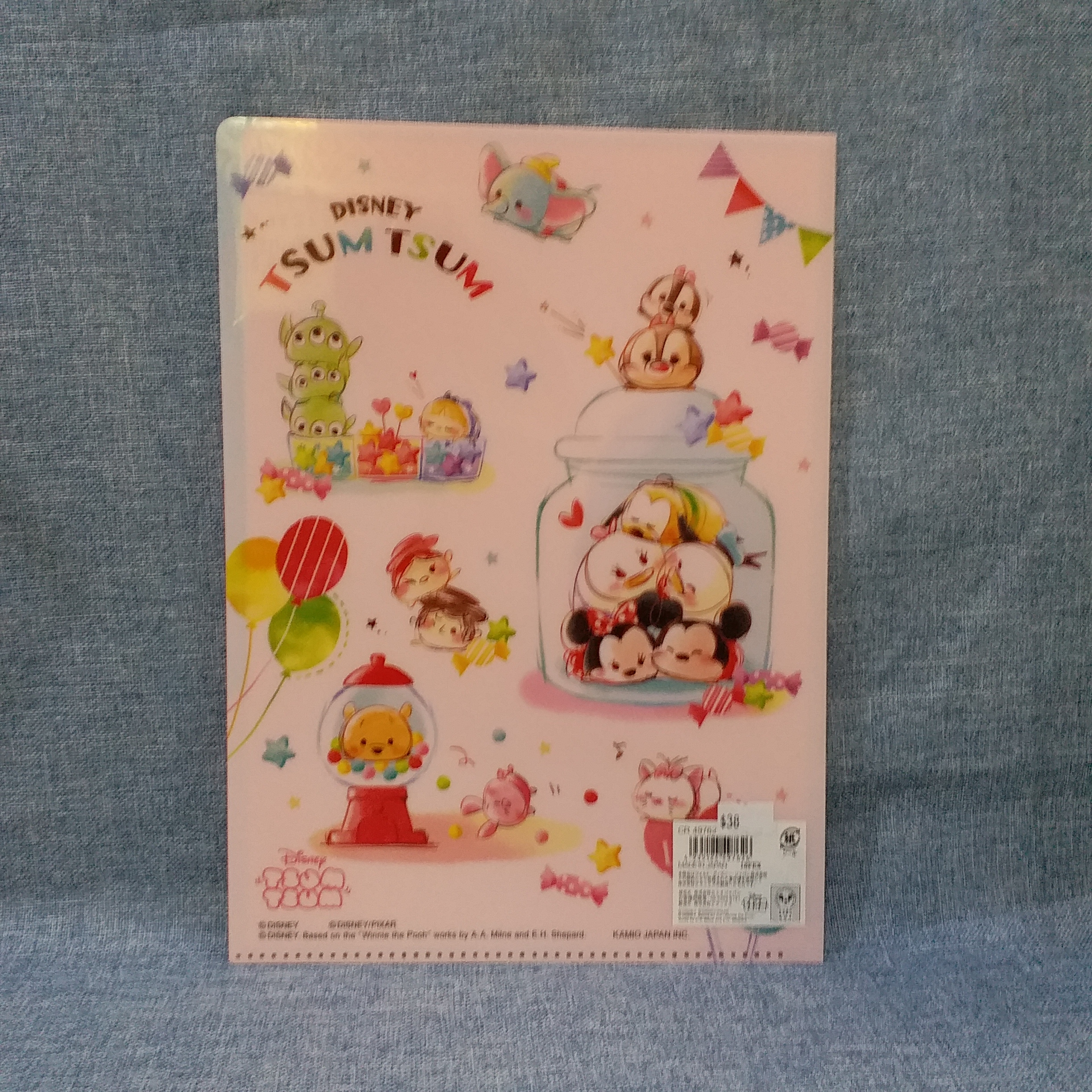 [現貨] [日本直送] TSUM TSUM {5層 A4 File TF497626}