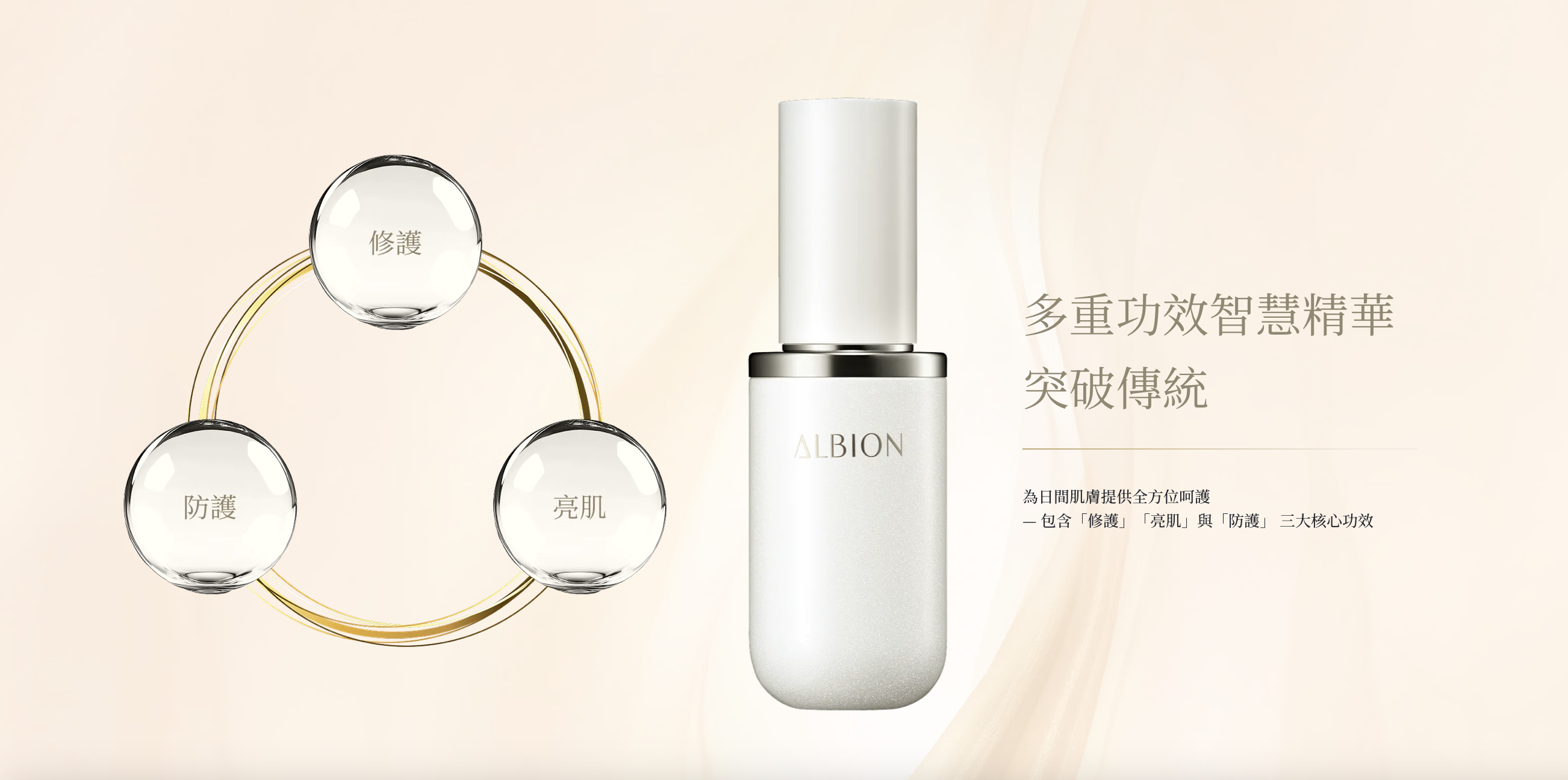 ALBION Authentique The Day Serum 匠心凝時日間養膚精華 SPF40 PA+++ 40ml