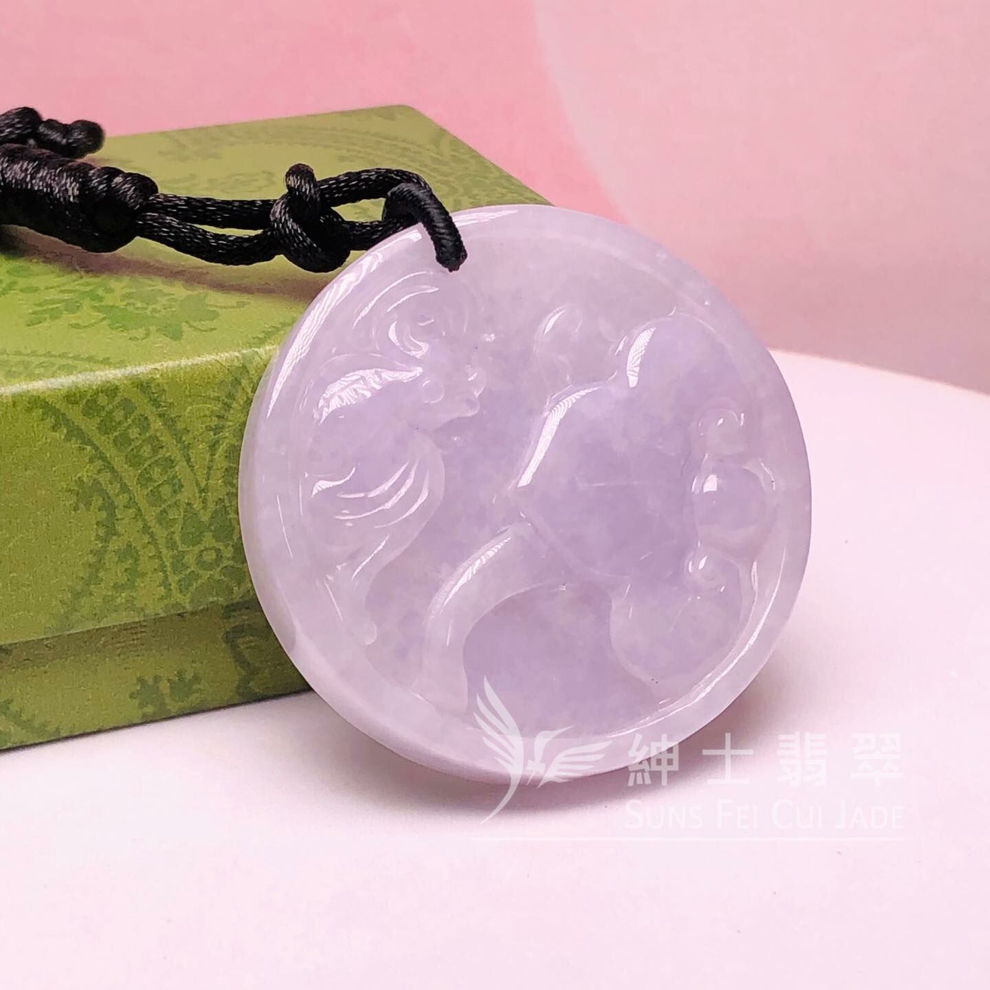 紫蘿蘭年年有餘掛件