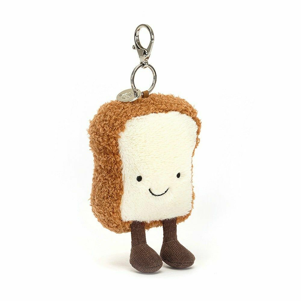 JELLYCAT Amuseables Toast Bag Charm 方包/吐司鎖匙扣 (Retired)