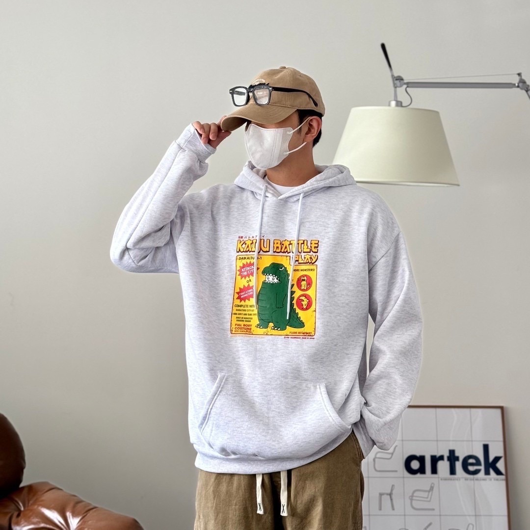 [預訂]哥吉拉ゴジラ情侶衞衣