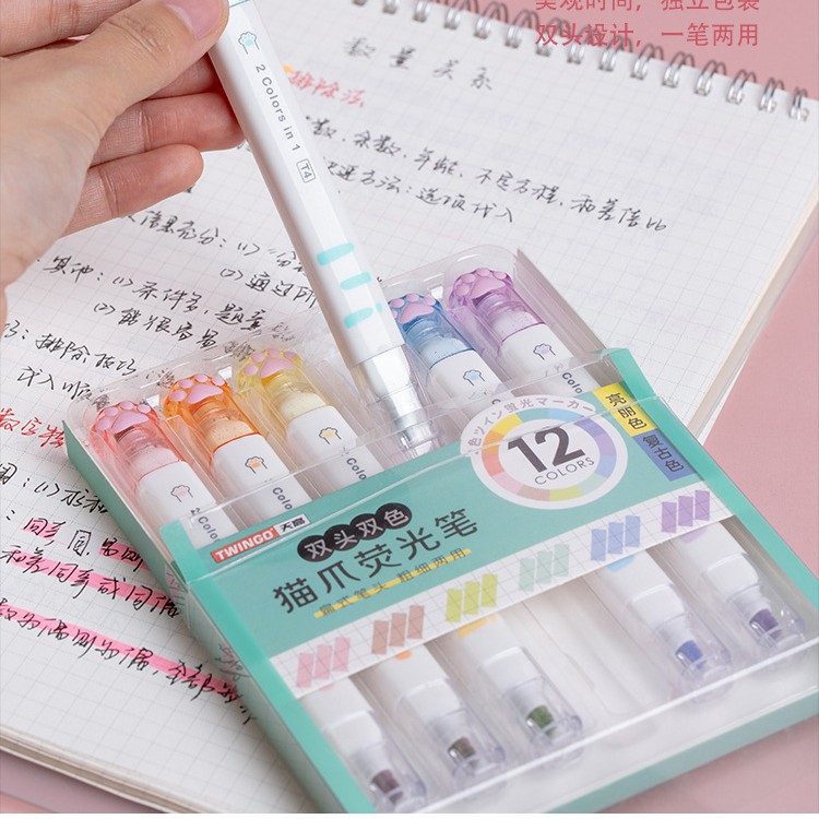 貓爪 雙頭螢光筆