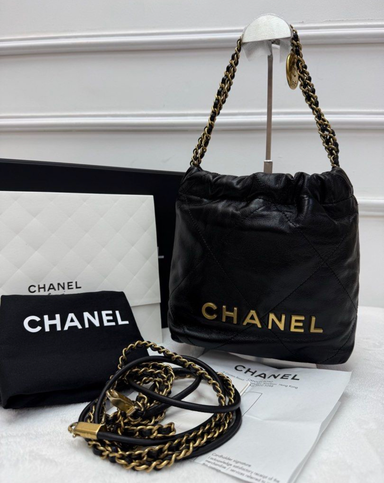 Chanel 22 bag mini/可拆帶/25年Fellset合送禮