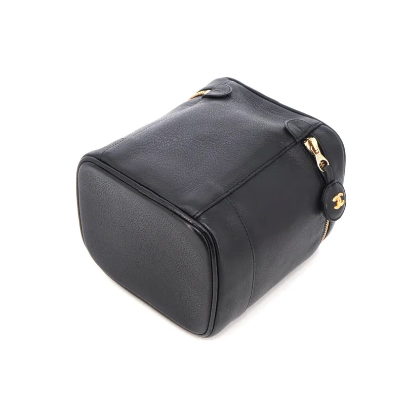 Chanel Black Caviar Vanity Bag