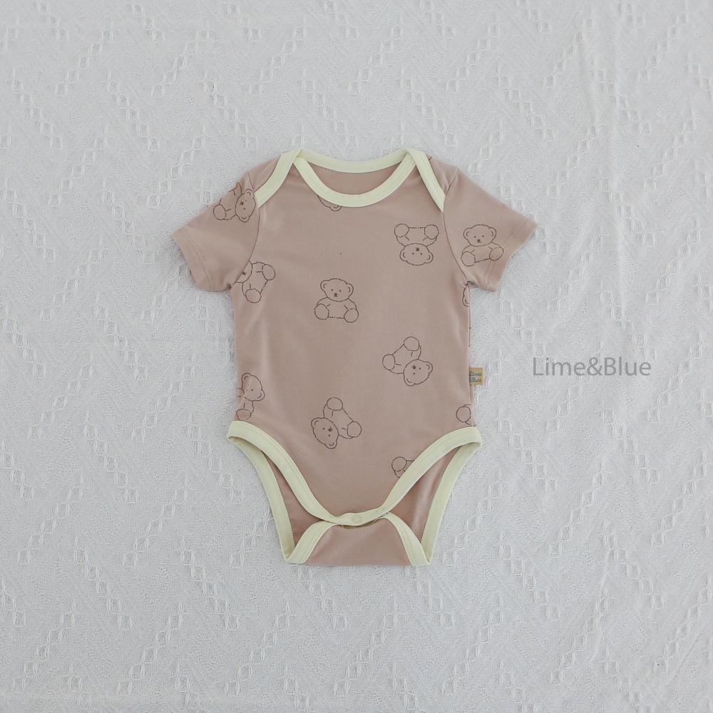 Lime Bear Baby Suit