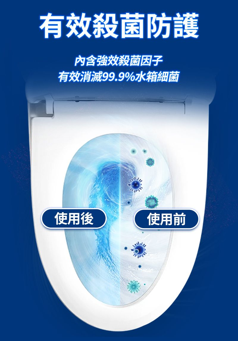 DoDoME-黑旋風4in1潔廁寶(4個裝) #海水沖廁 #消毒殺菌（香港專供）