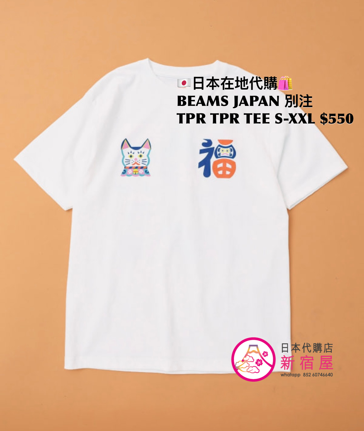 BEAMS JAPAN 別注 TUPERA TUPERA NIPPON LUCKY CHARMS COLLECTION T-SHIRT 