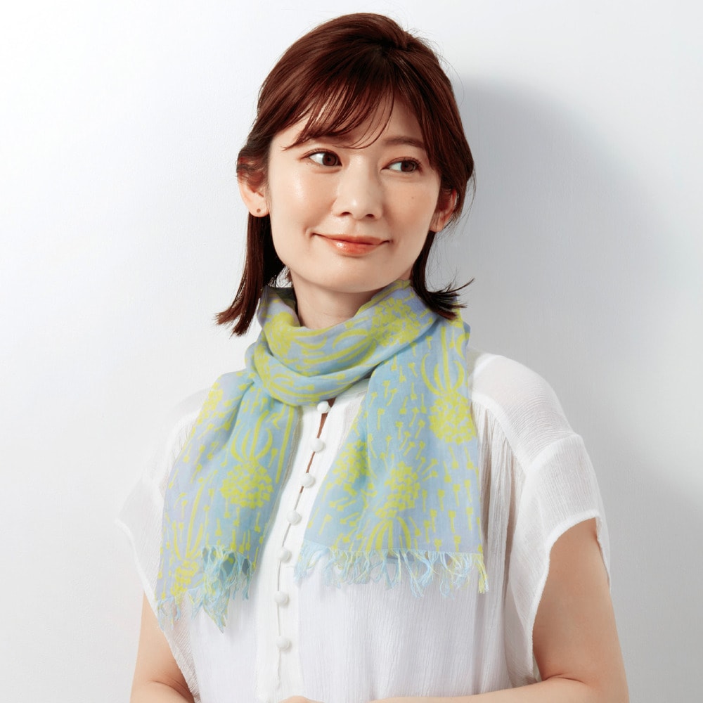 🆕【⭐訂購⭐】🌀 🇯🇵 日本直送 竹久夢二 #日本製 復古圖案 棉紗圍巾［3款選］🌀 [ELCA-0197][260422]