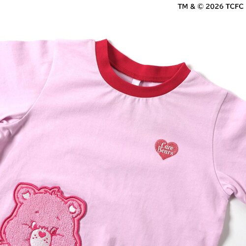 🆕【⭐訂購⭐】🌀 🇯🇵 日本直送 Care Bears 綑邊領 刺繡圖案 短袖T恤［4款選］ 🌀[ELDA-0085][260509]