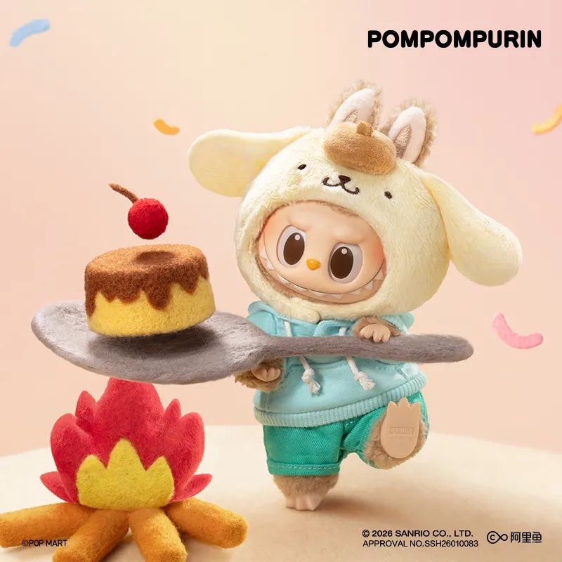 原裝正版 Pop Mart 泡泡瑪特  labubu sanrio合作系列公仔掛飾 隨機抽出