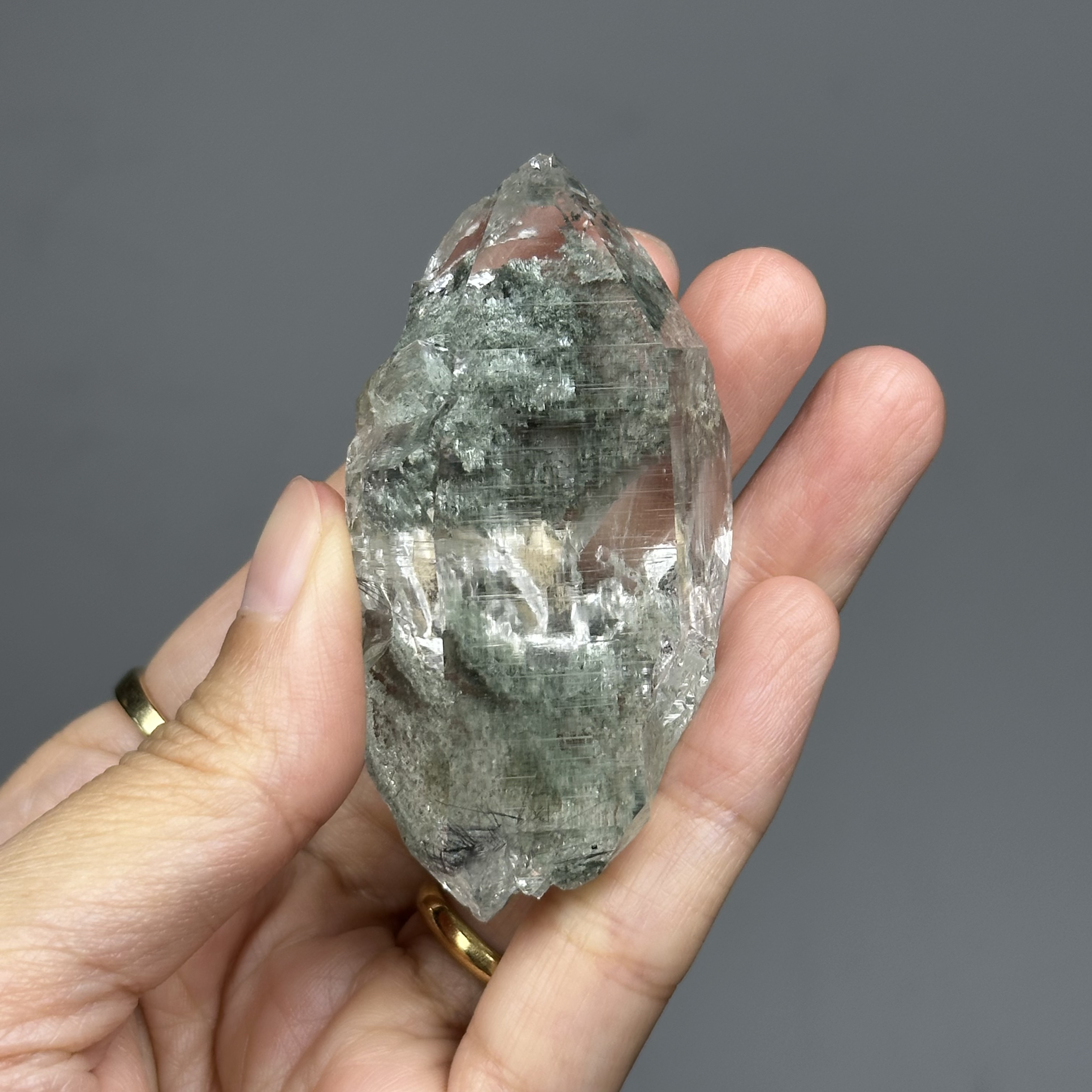 喜馬拉雅綠幽靈水晶 - Phantom  Himalayan Quartz