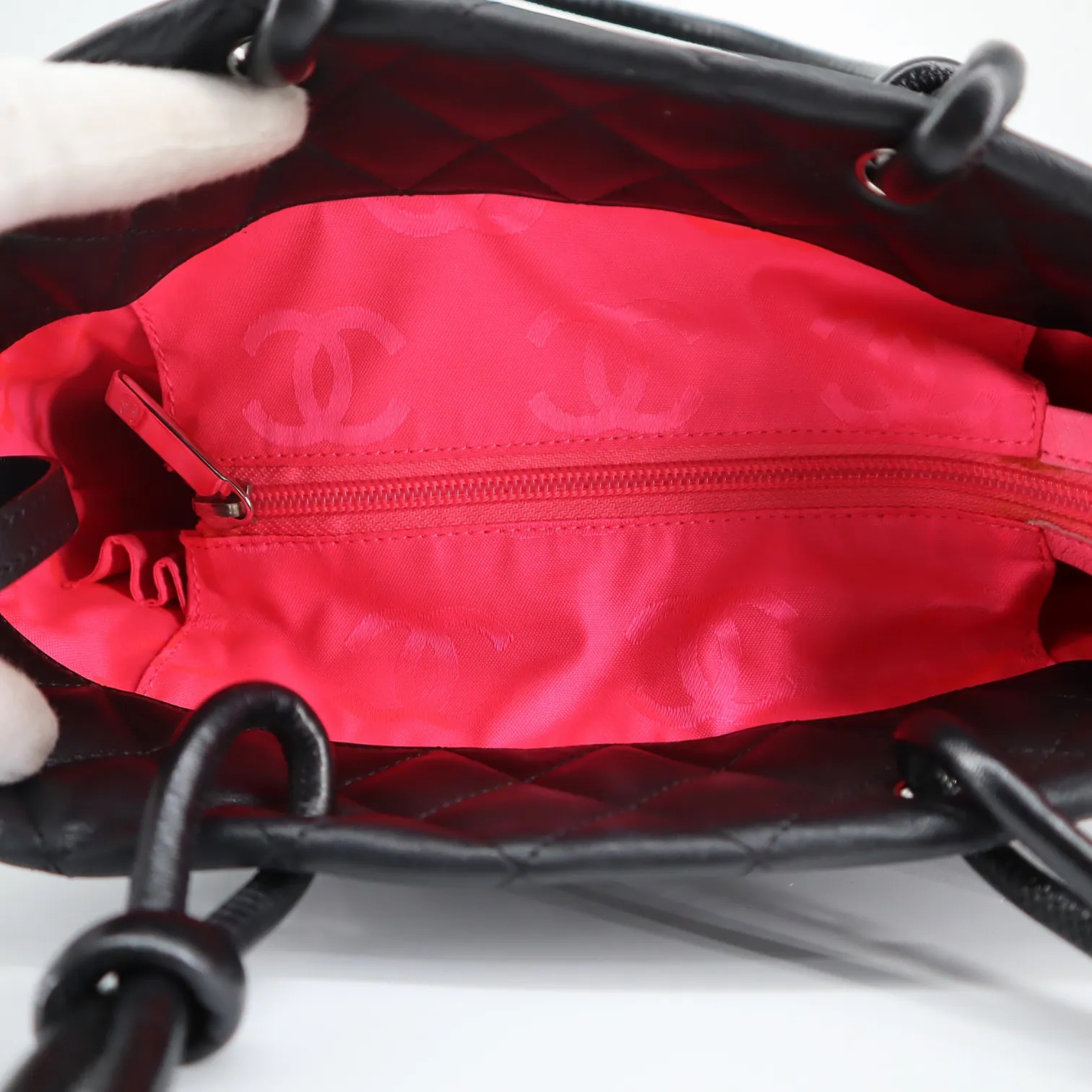 Chanel Quilted Cambon Ligne Medium Tote Bag