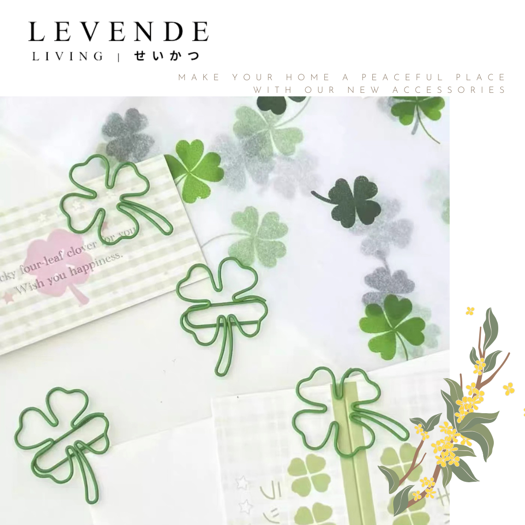 Levende 四葉草造型萬字夾