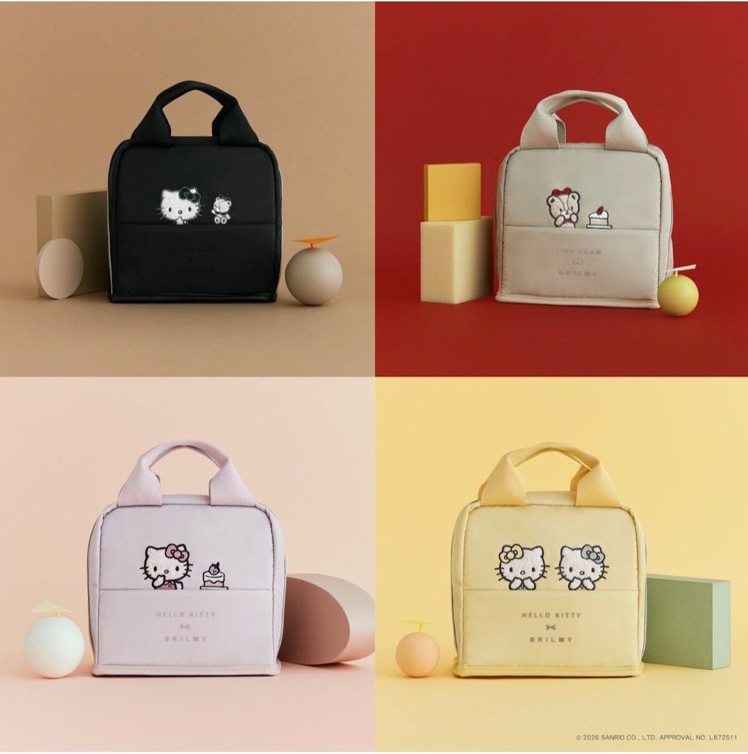 HELLO KITTY × BRILMY可愛聯乘~~化妝包
