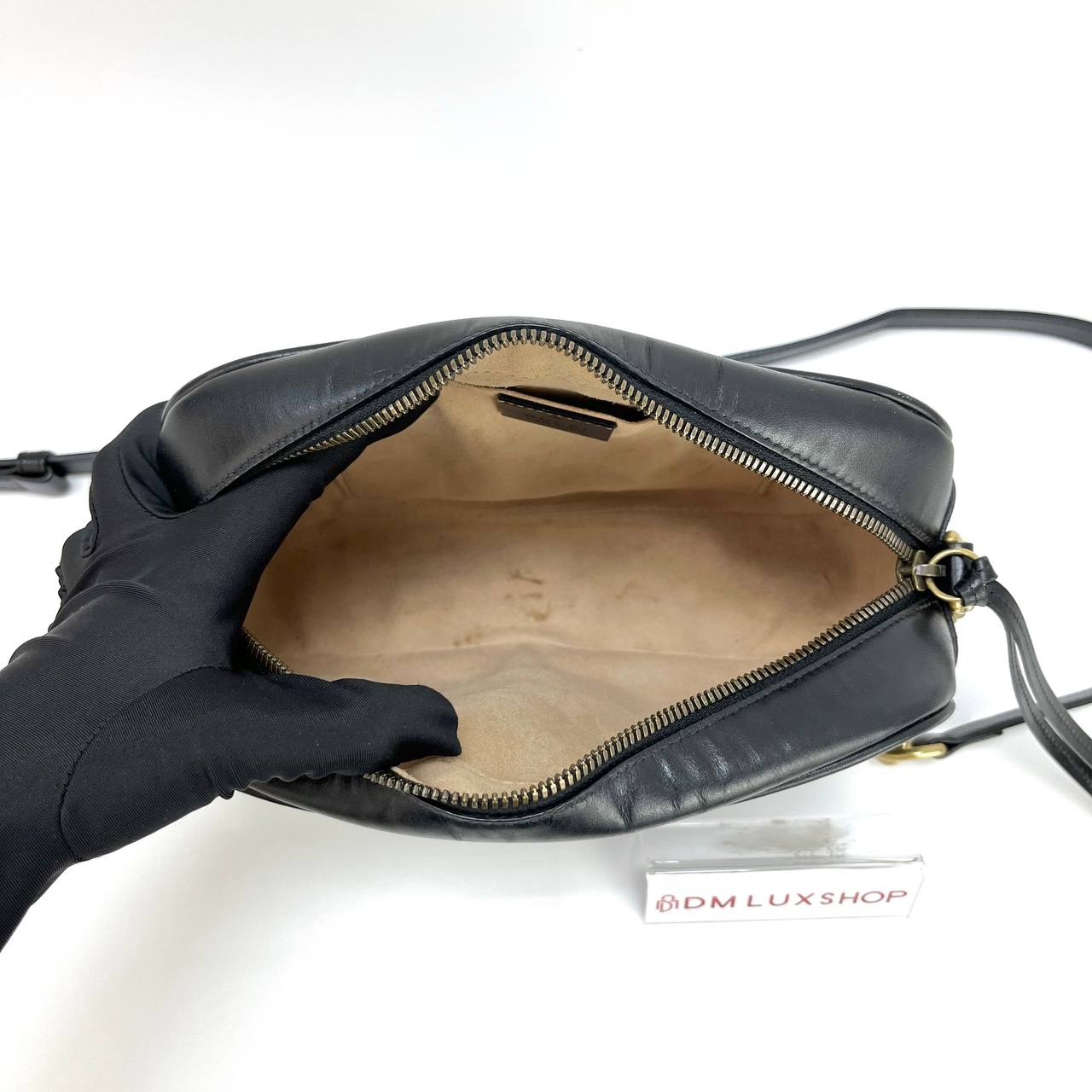 Gucci Marmont Camera Bag Black Small GHW