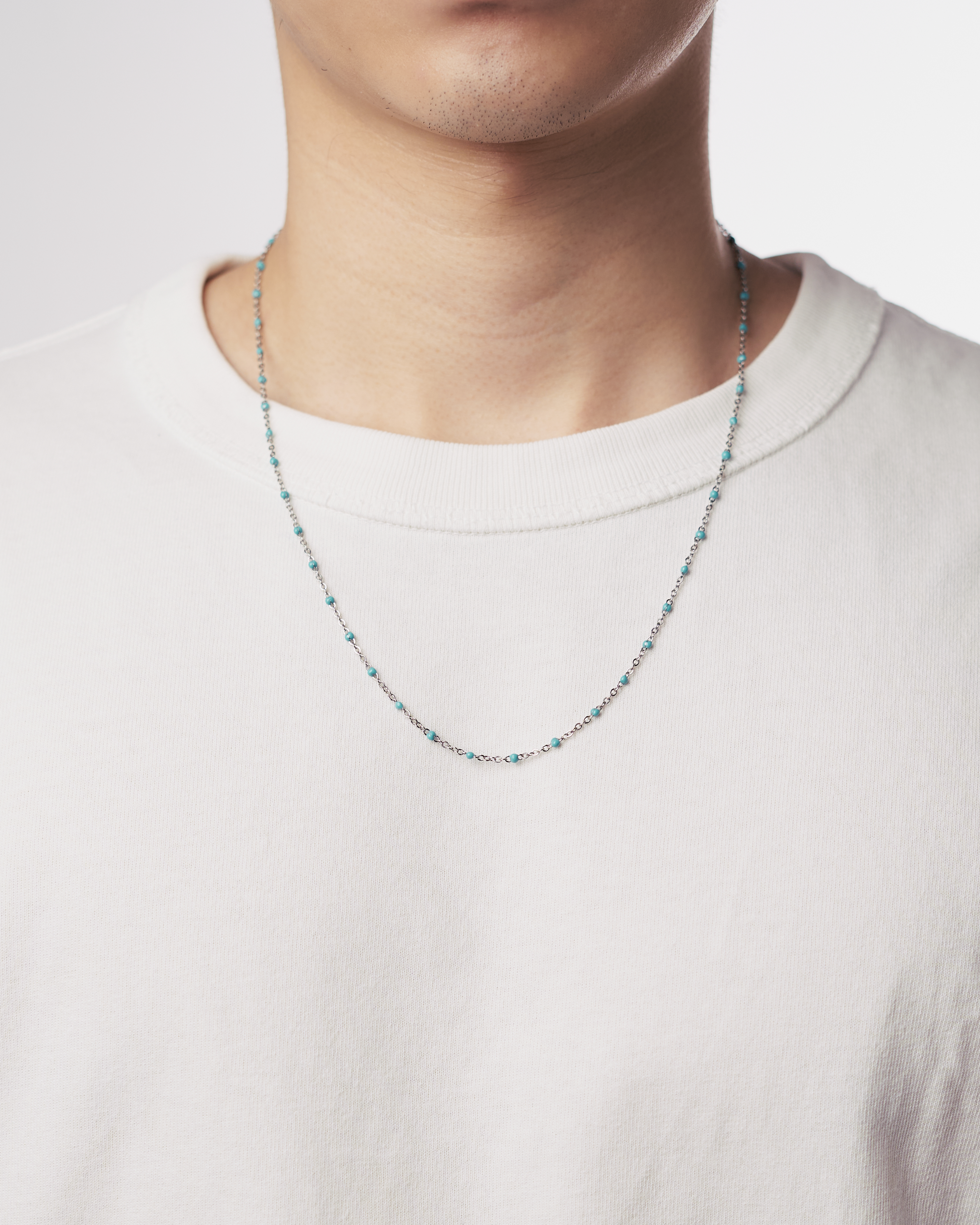 Aqua Spots Necklace 