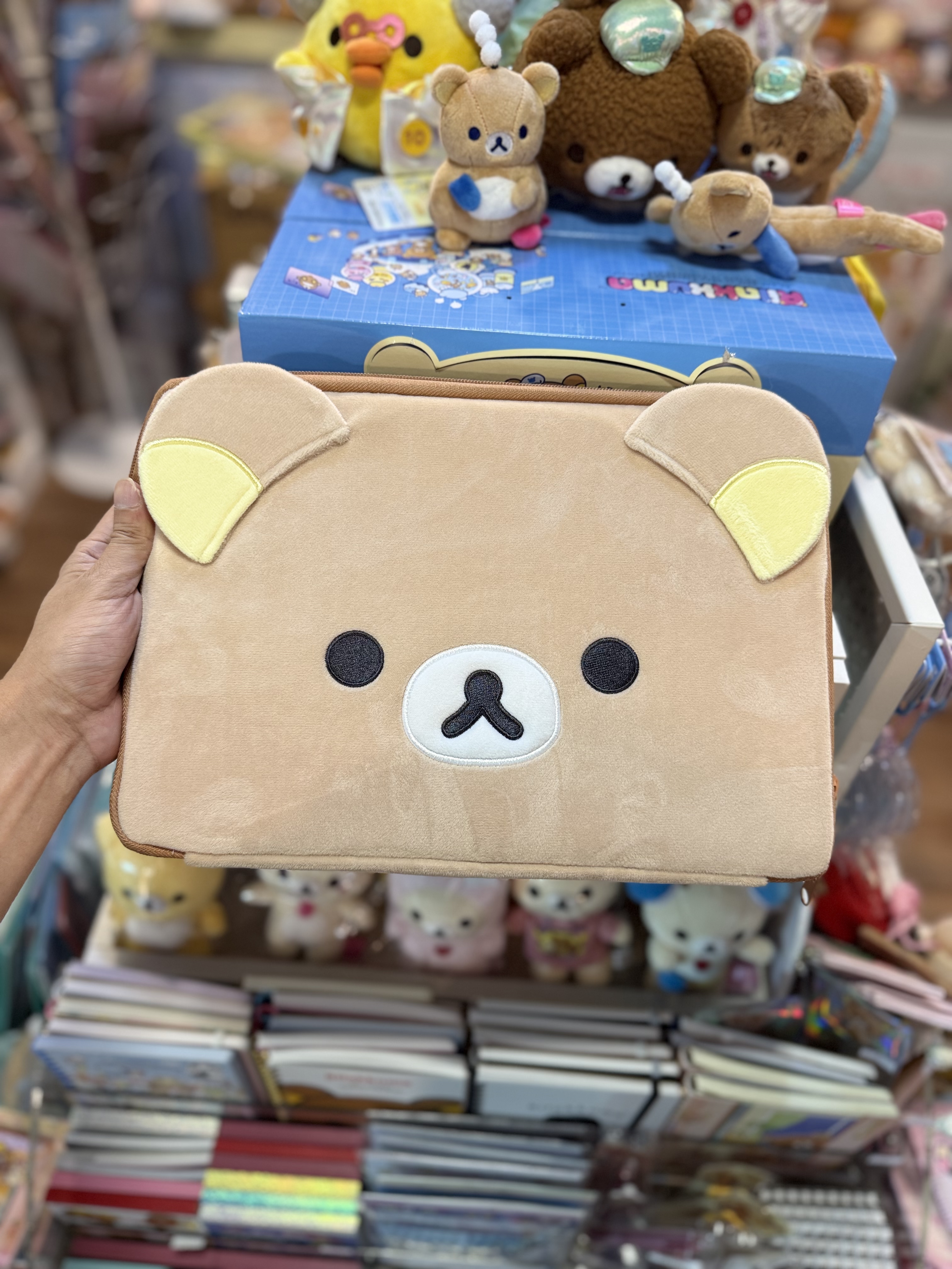 《現貨》全新日本限定Rilakkuma /小白熊平板電腦及配件收納袋