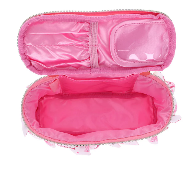 日本限定 Chiikawa 櫻花荷葉邊手提化妝包