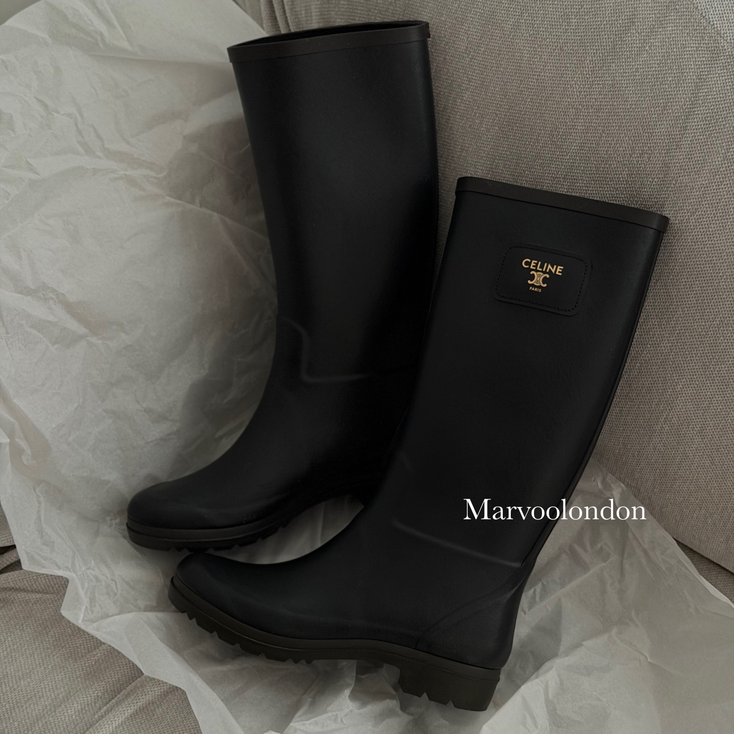 訂定雨靴迎接雨季🌧️  走盒優惠價‼️訂貨📮Celine 高筒雨靴 Size 36/37/40