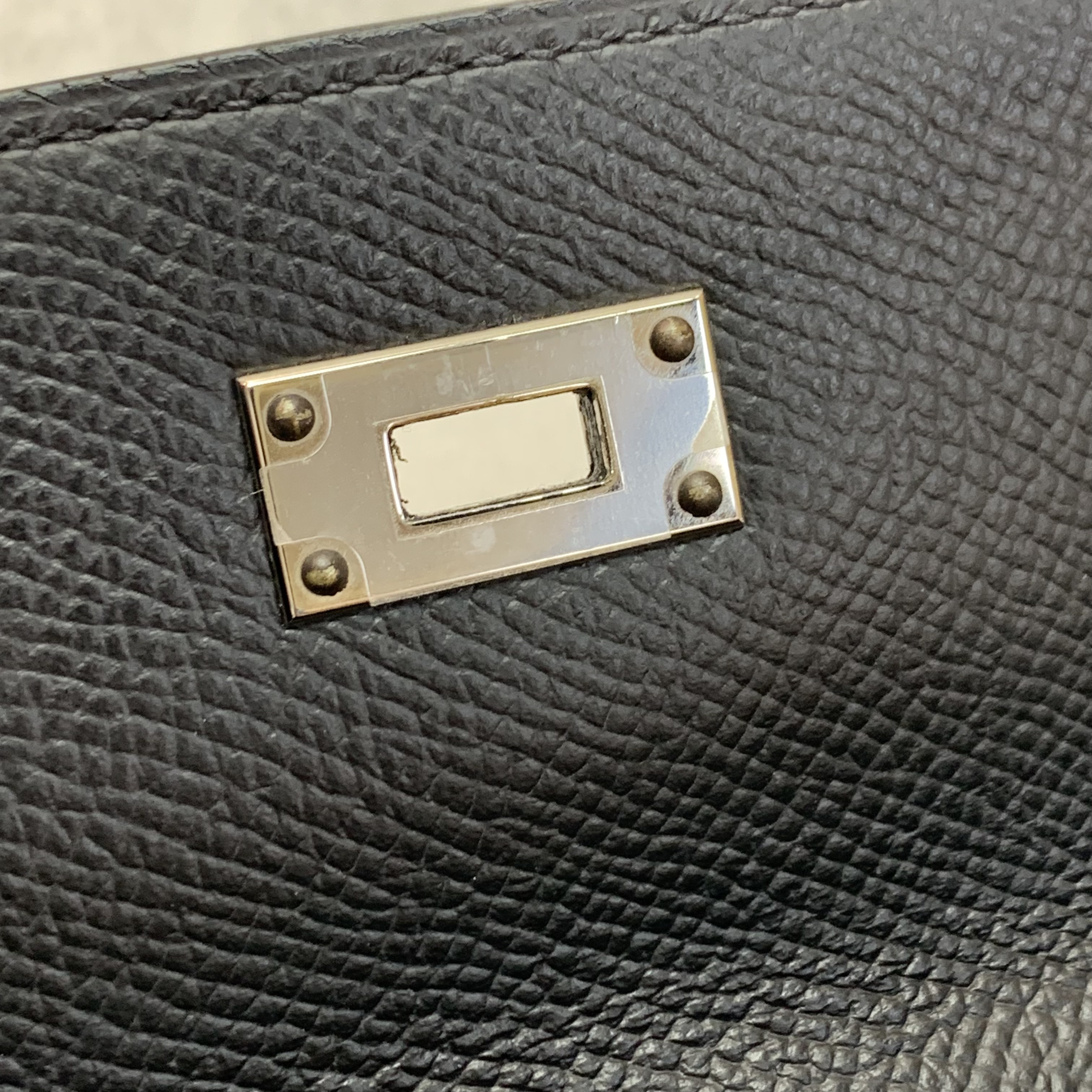 熱門配色Hermes Kelly to go 黑色銀扣 epsom皮