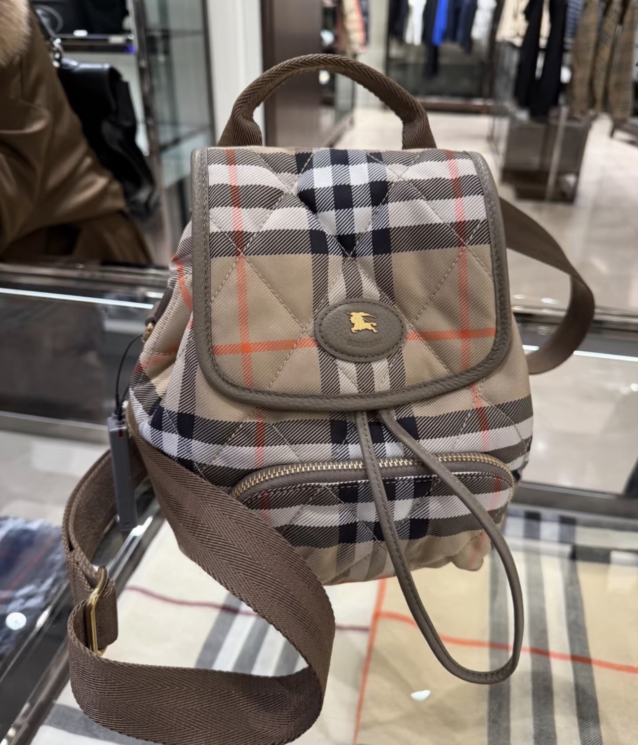 Burberry Mini Horseshoe Backpack