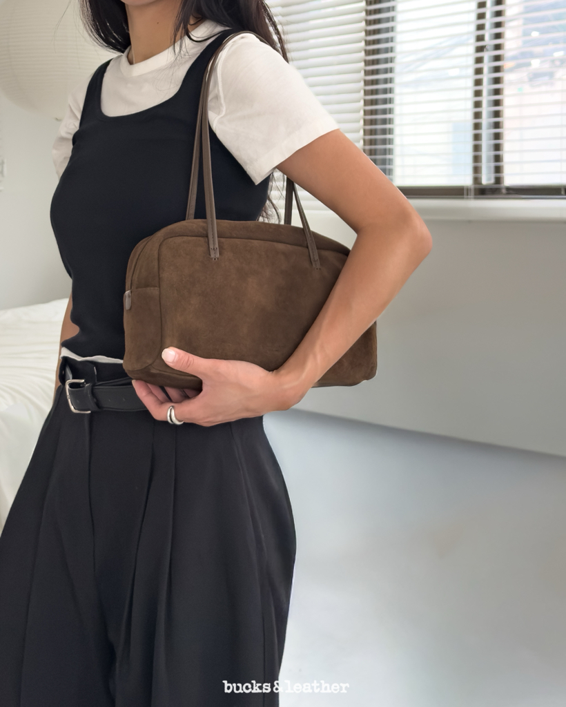 【26FW新皮質加入】 預訂_French Toast Bag by Bucks & leather