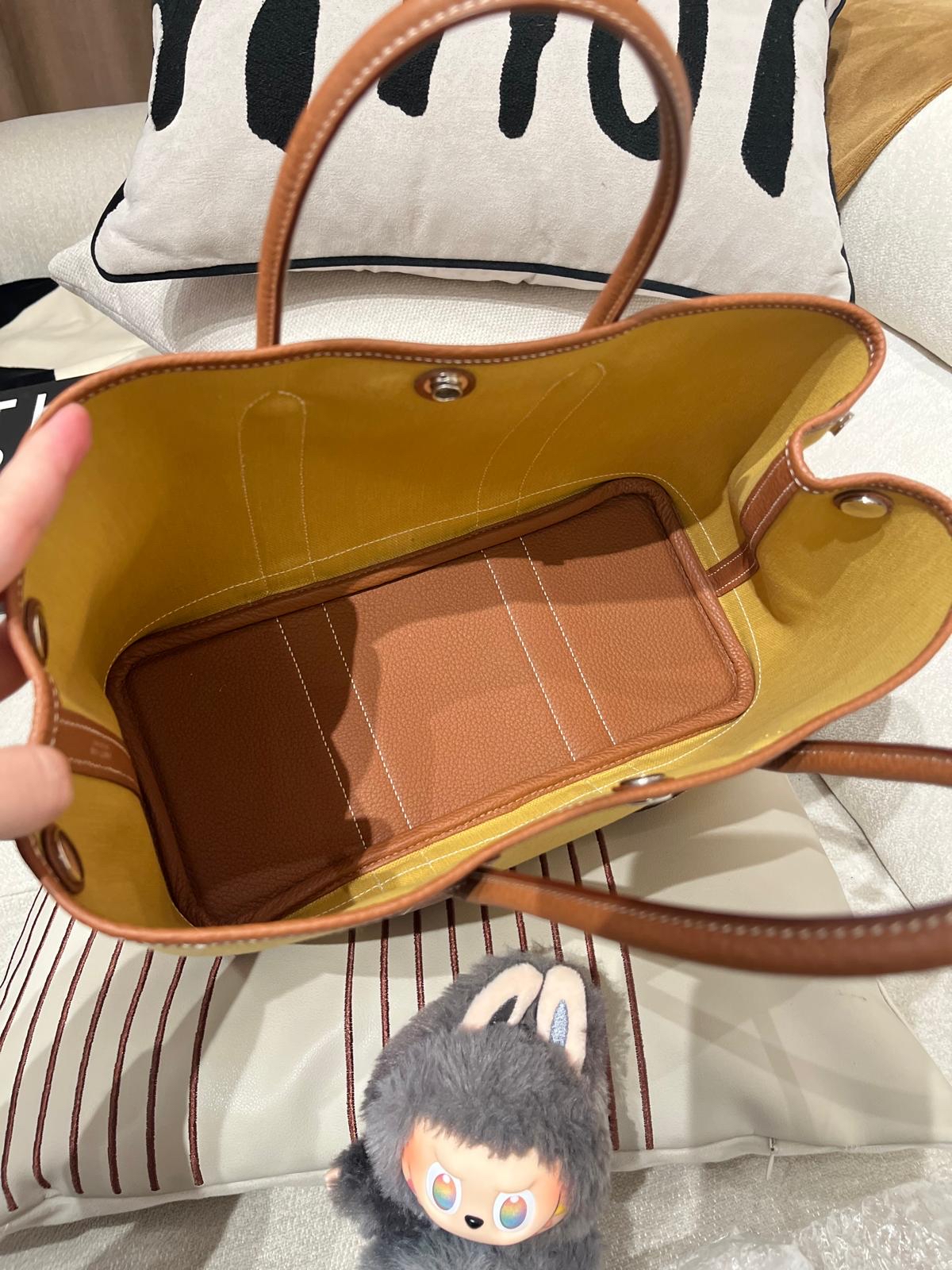 Hermes garden party 30,Ginger/GOLD,STAMP Z 100%Authentic,Brand New✅dust bag✅box