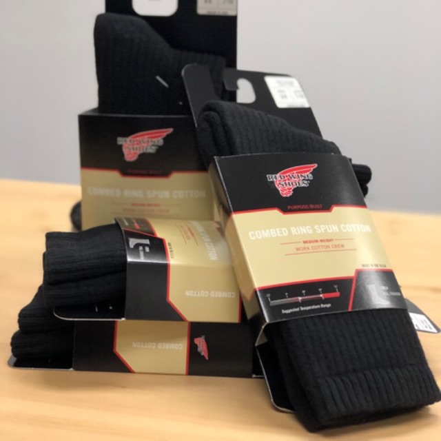 Red Wing Sock Medium Weight Crew freesize Stokin Kerja dari US