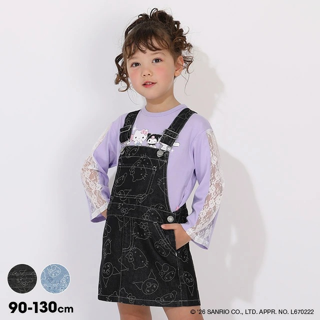 🆕【⭐訂購⭐】🌀 🇯🇵 日本直送 #Sanrio 拔染印花 牛仔 #背帶裙［2款選］ 🌀 [ELIA-0188] [261025]