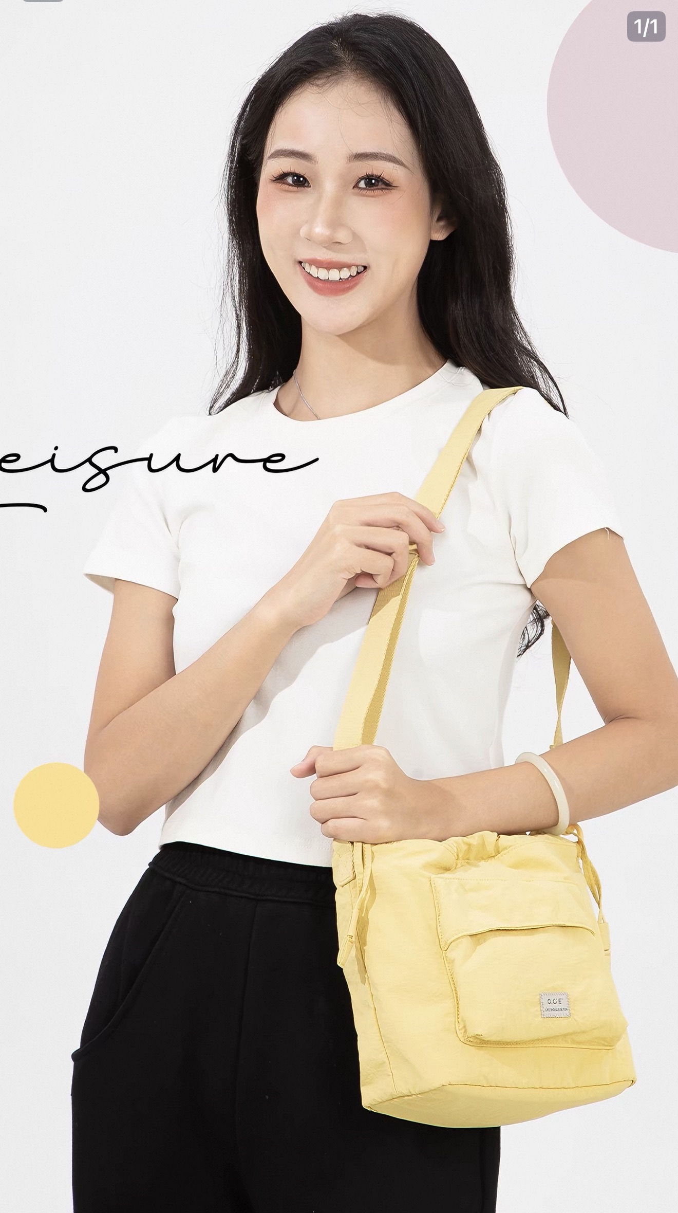 ManXing Series Pocket Crossbody bag