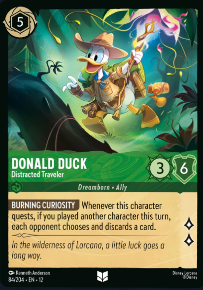 84/204 Donald Duck - Distracted Traveler UC