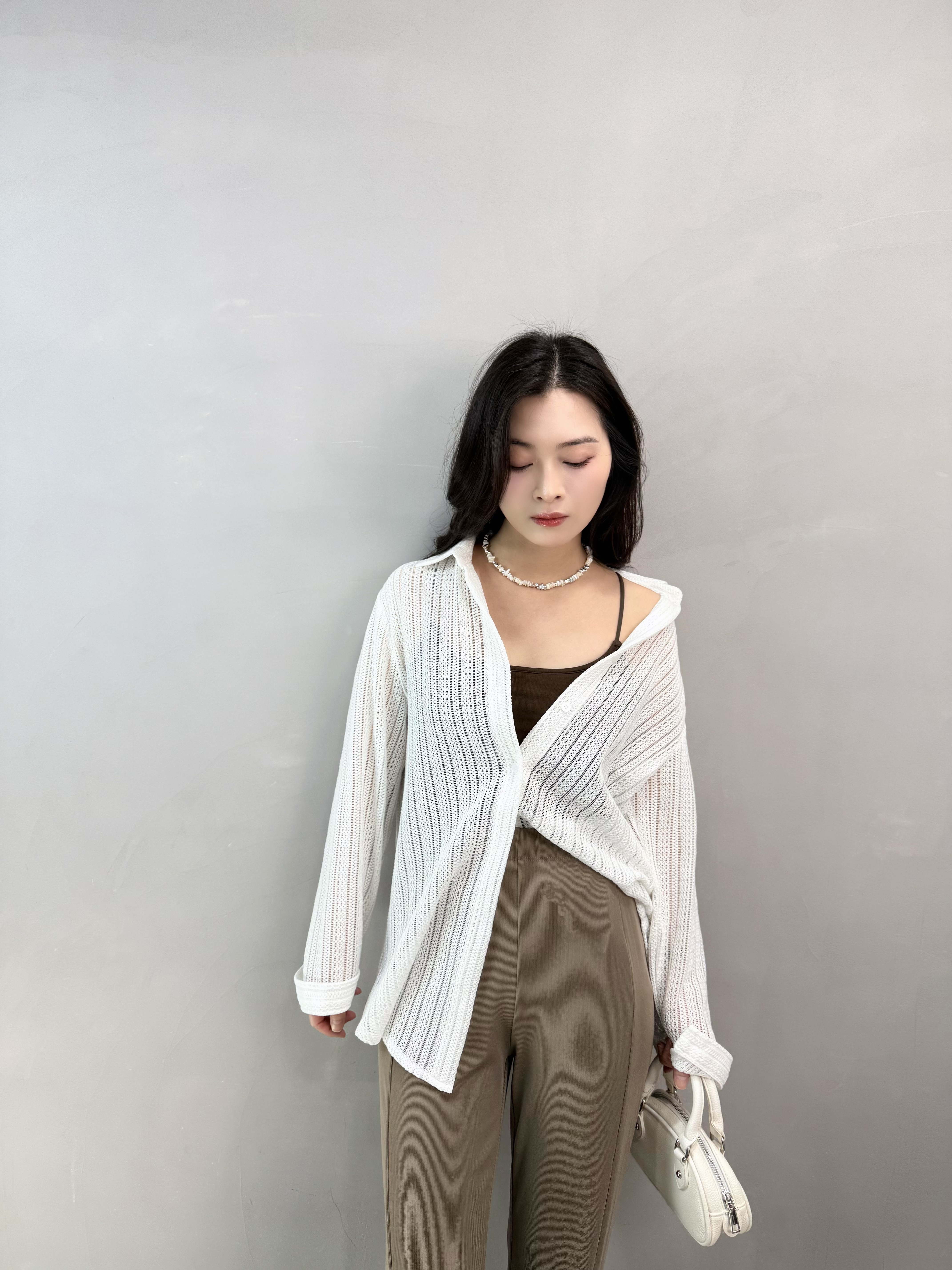 N65 通花恤衫外套