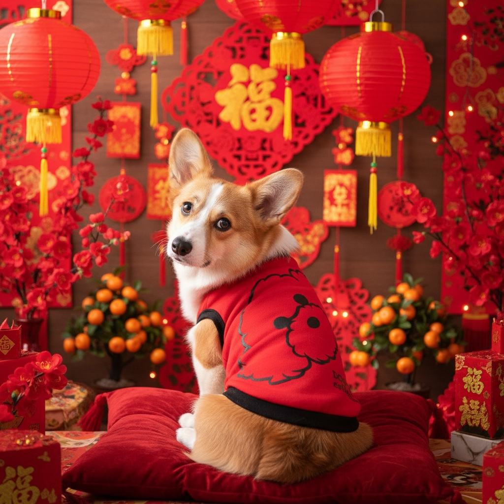 S425 恭喜發財 雙面賀年衫 Kung Hei Fat Choy Reversible Tee 