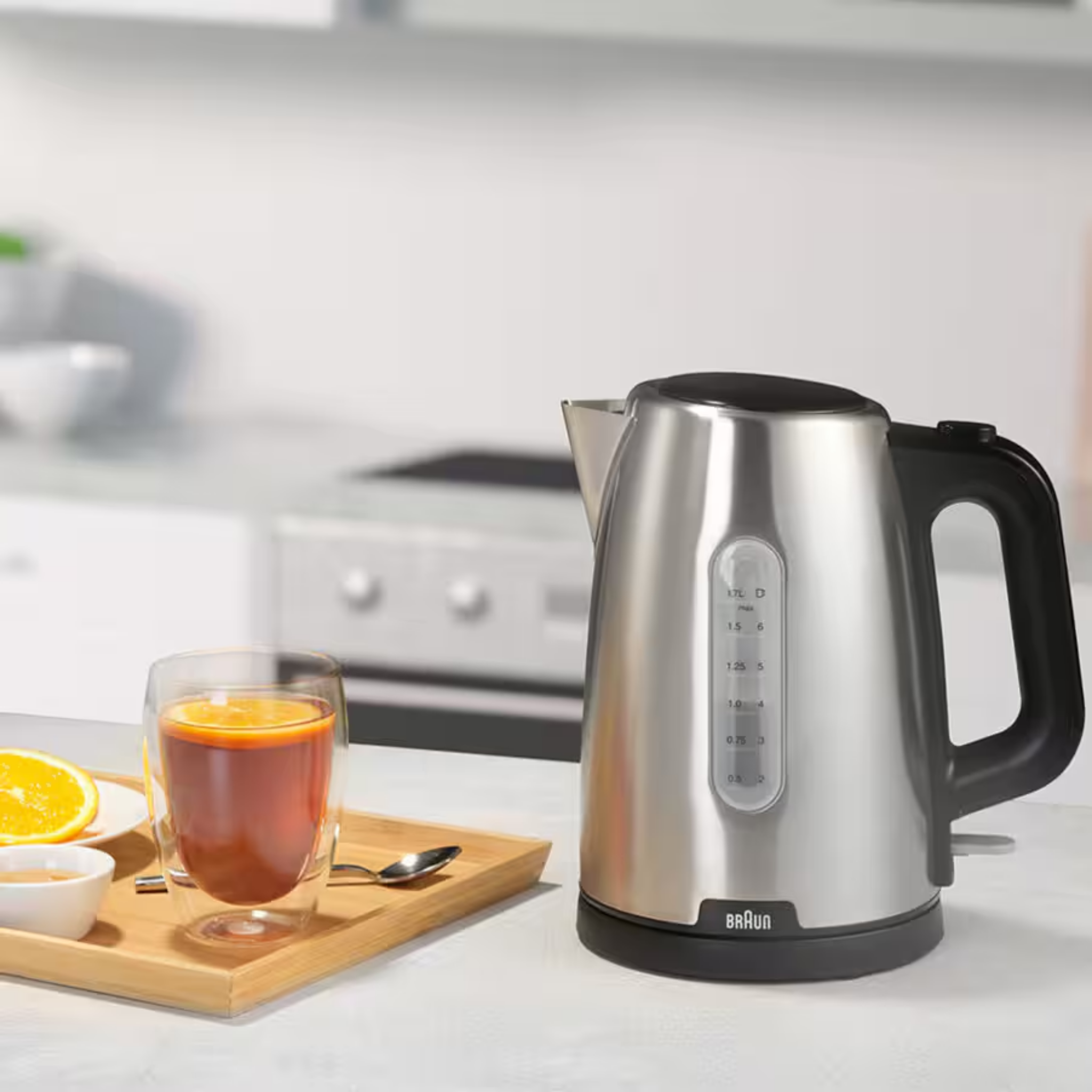 Braun Breakfast1 1.7L Electric Kettle Black (WK1500BK)