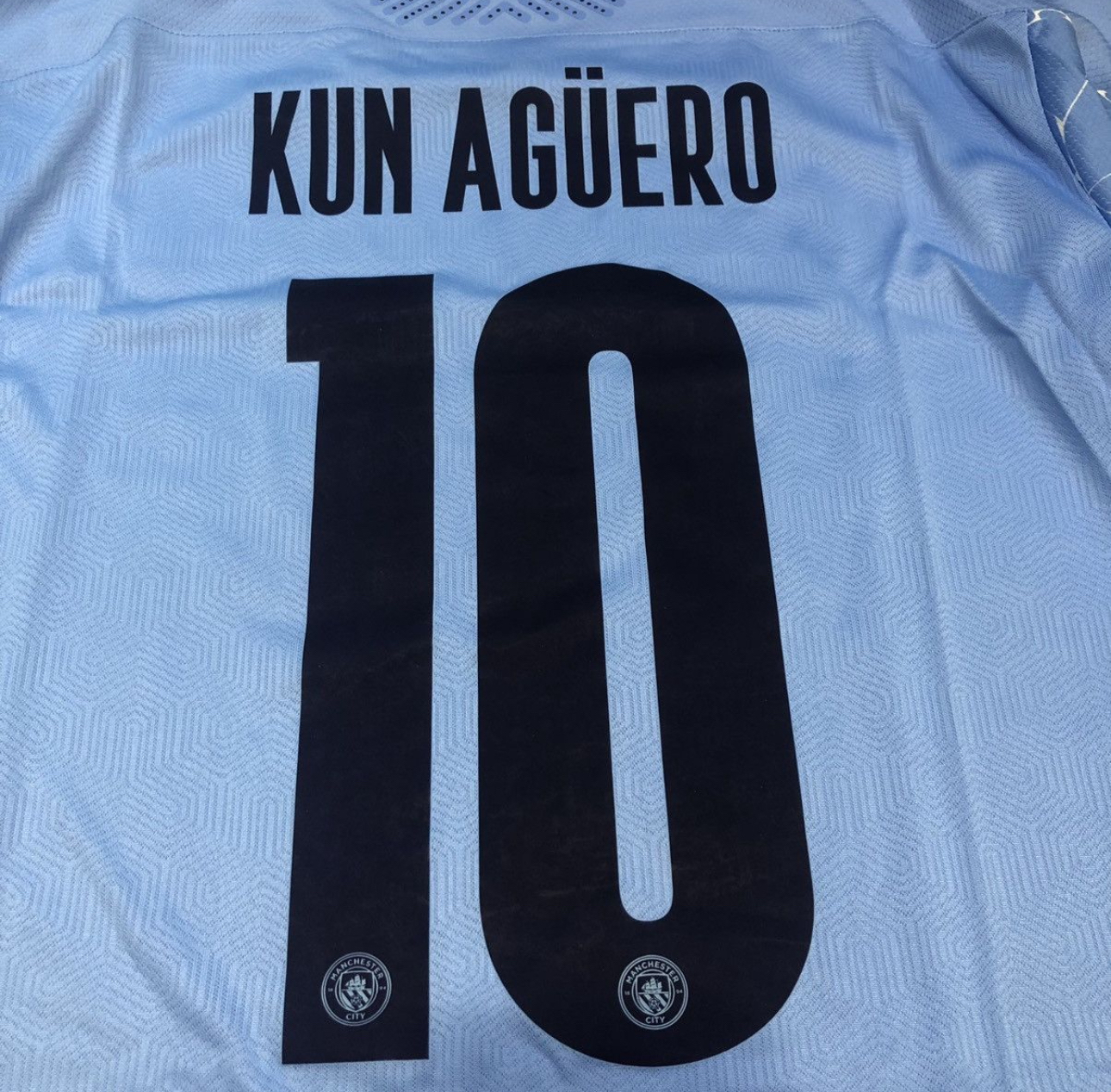Manchester City 20/21 player issue home shirt #10 Kun Aguero (Bnwt)