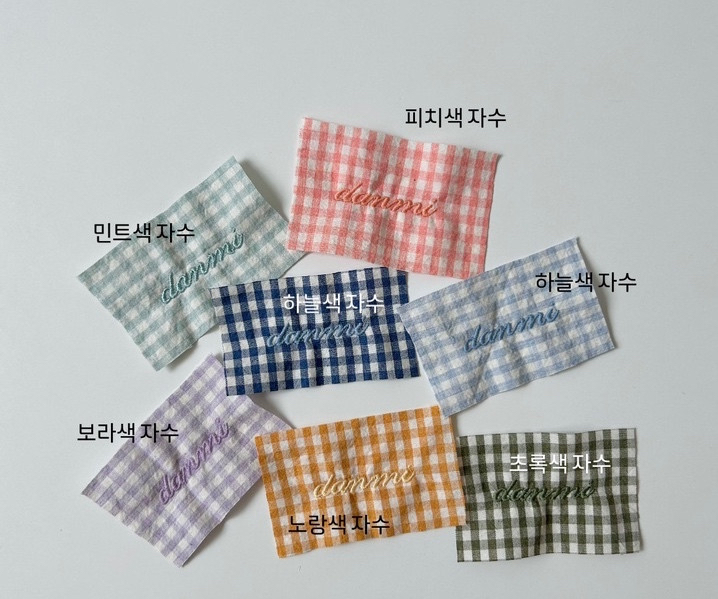 韓國刺繡髮夾5️⃣