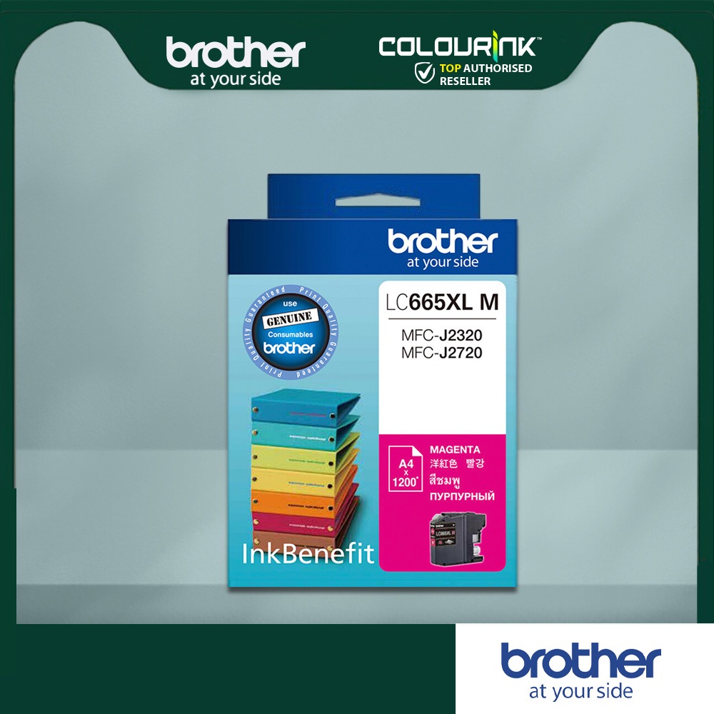 Brother LC669XL LC665XL Original Combo Set (BCMY) MFC-J2320/MFC-J2720 LC665 LC663 LC669