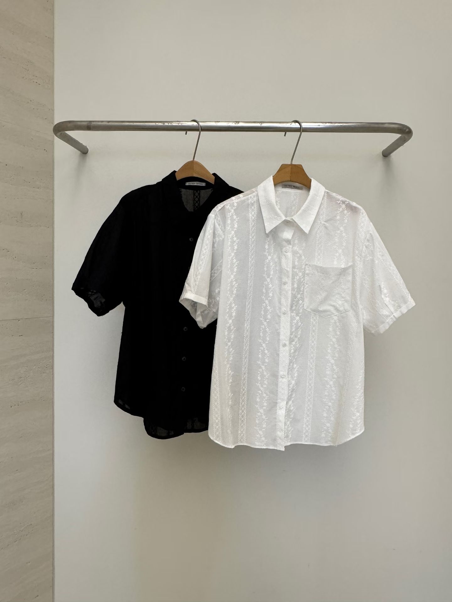 221410 Pocket Lace短䄂恤衫