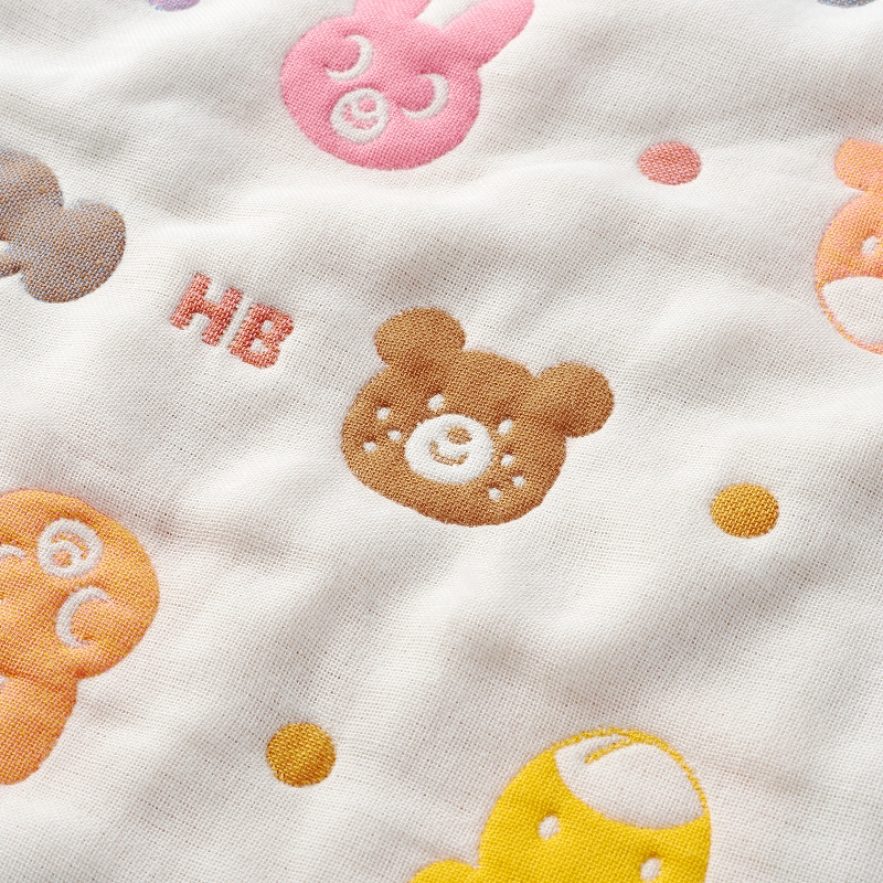 🇯🇵預訂 日本直送🇯🇵Hot Biscuits動物滿印六層紗布毯午睡毯