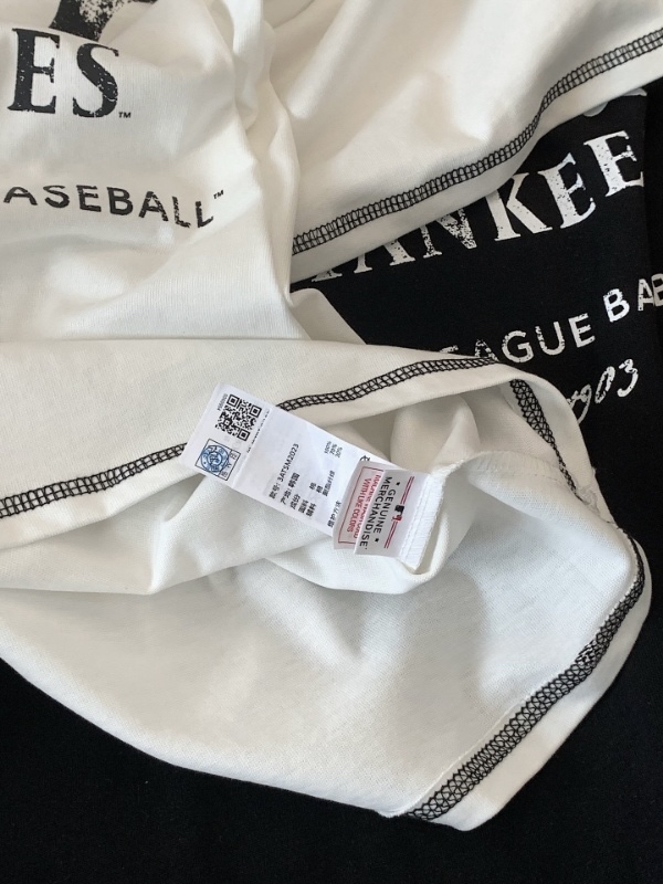 0714 （原版訂製 品質1:1打版 ）NY 复古情侣短袖