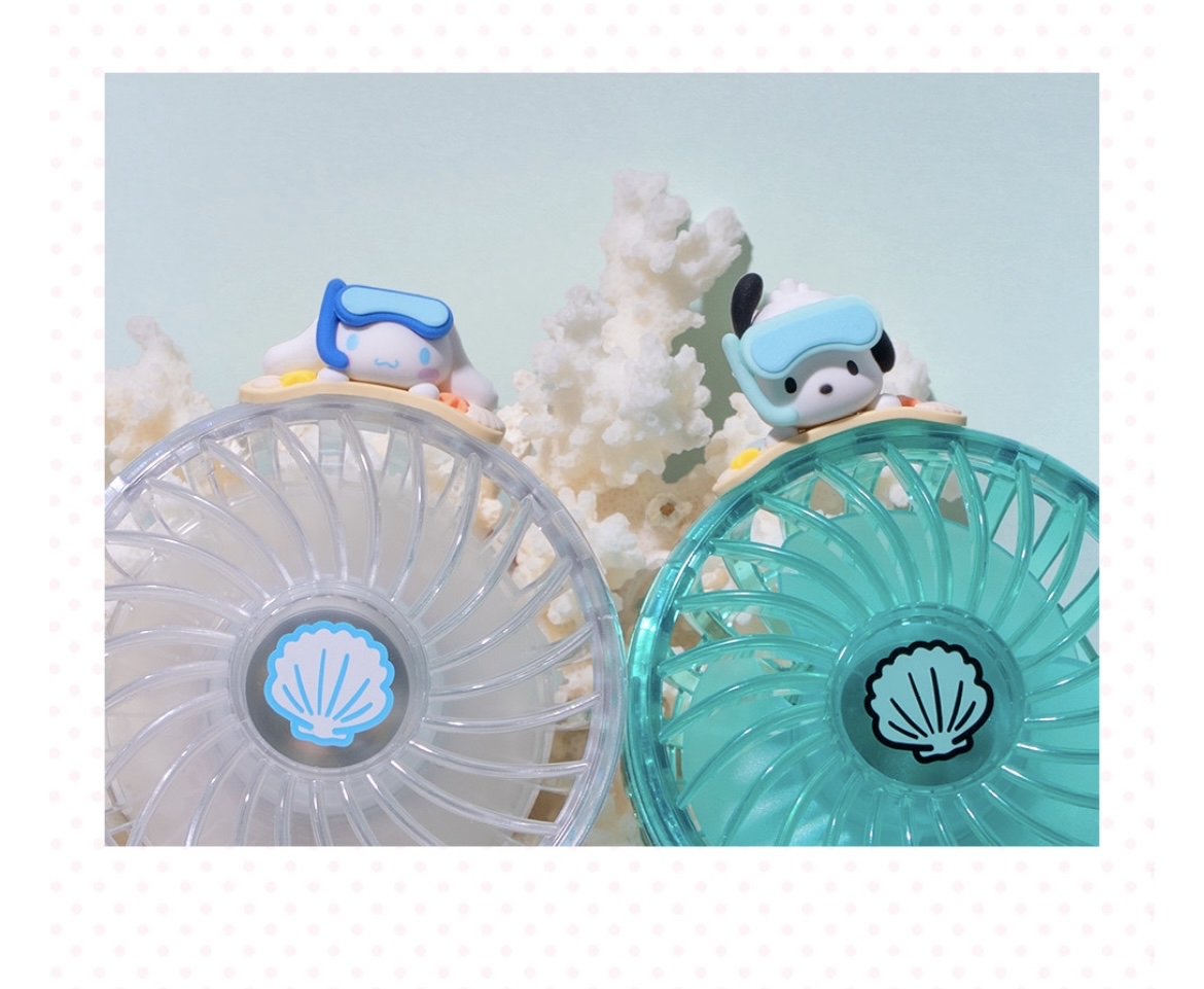 Sanrio Characters 多功能夏日海洋風迷你手提風扇🌀