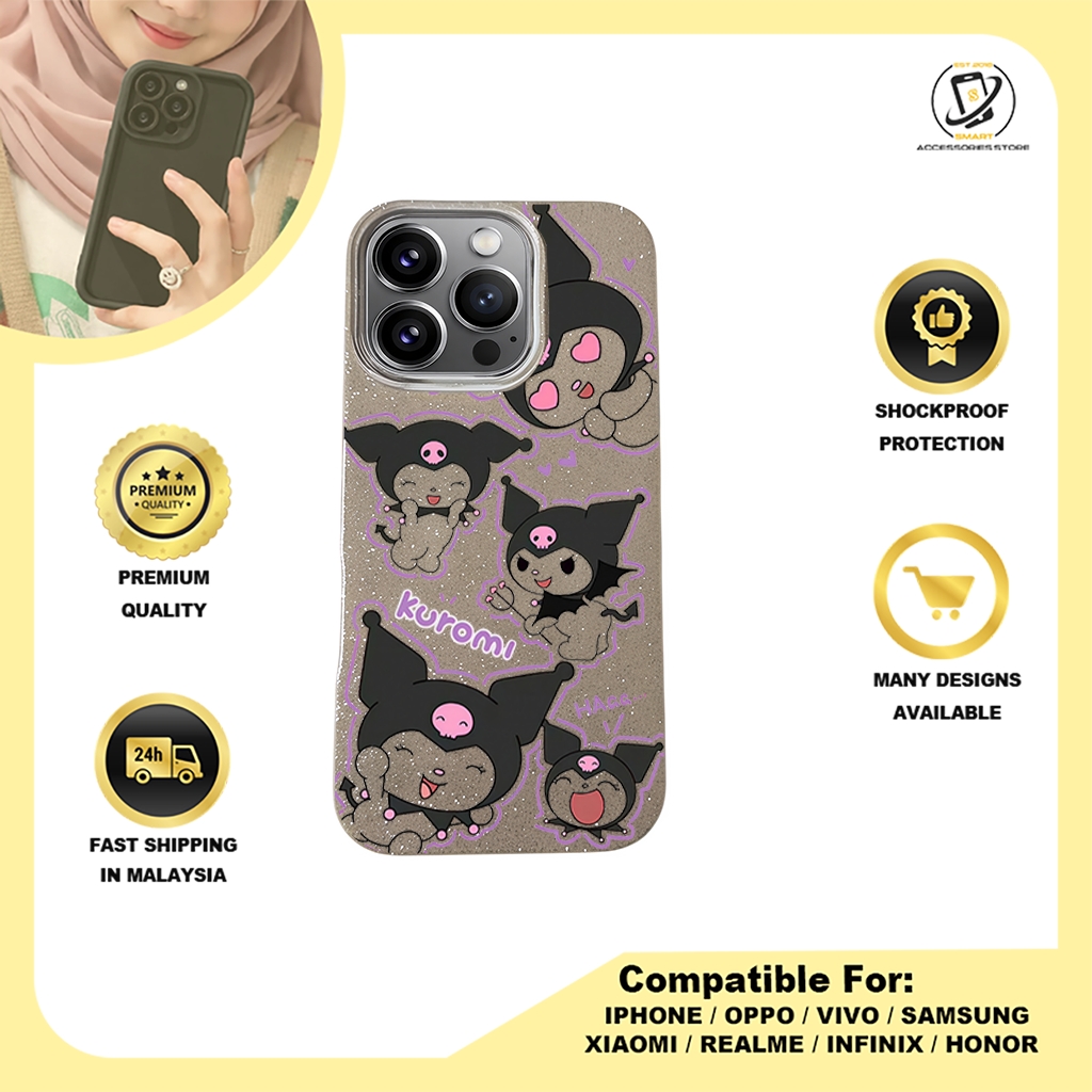 BLING CASE PHONE FOR IPHONE - DESIGN KUROMI F