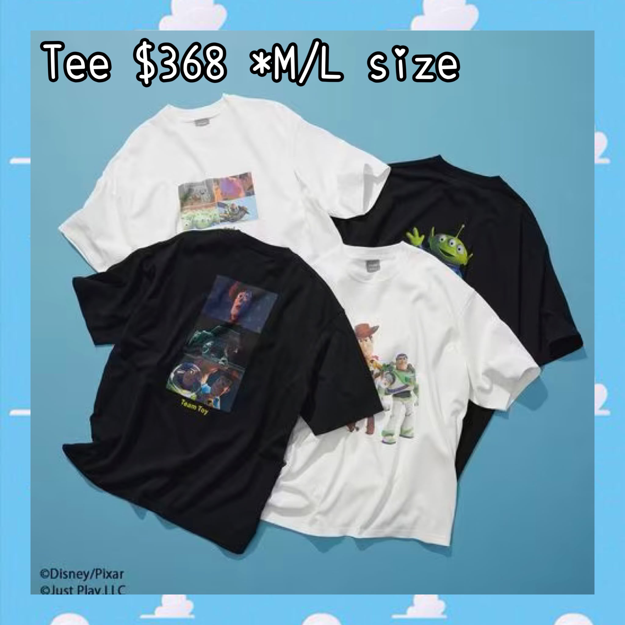 ：日本：TOY STORY 5 《LOWRYS FARM》 TEE