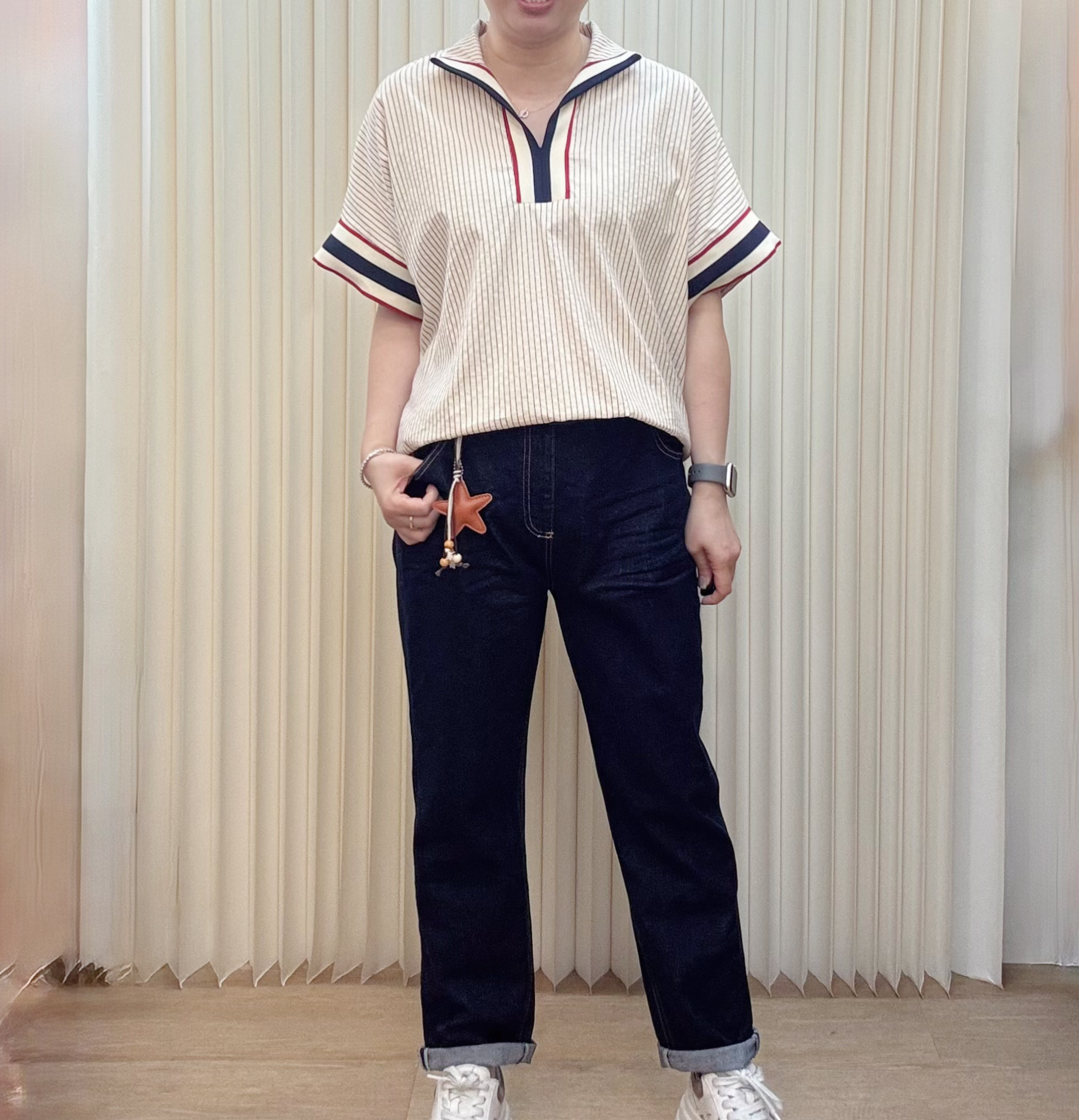 全橡根腰牛仔褲 M609 416844329