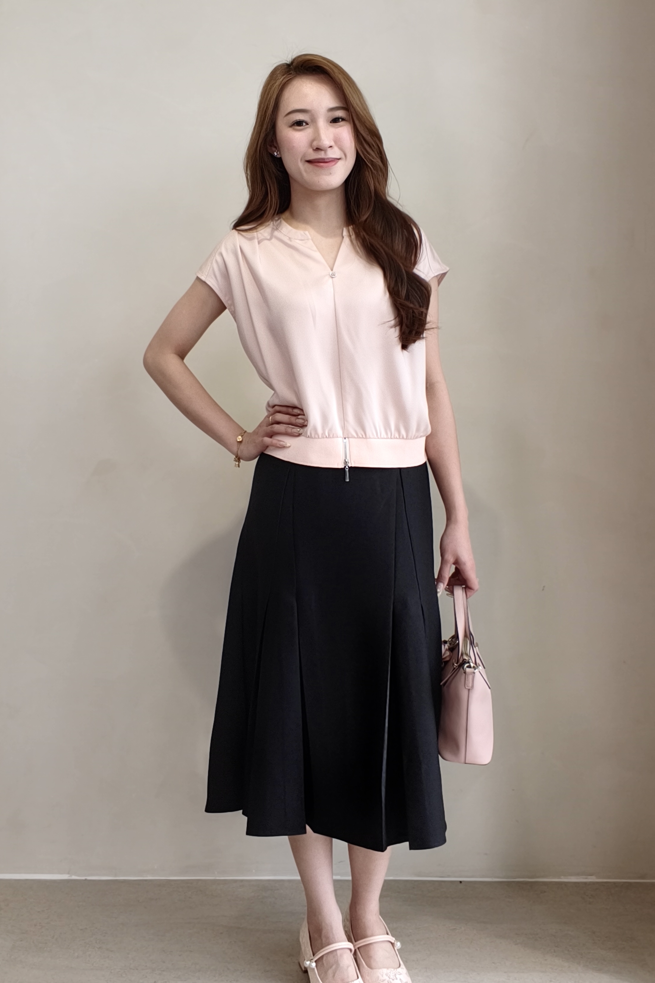 2159BB Emerald Soft Hem Blouse