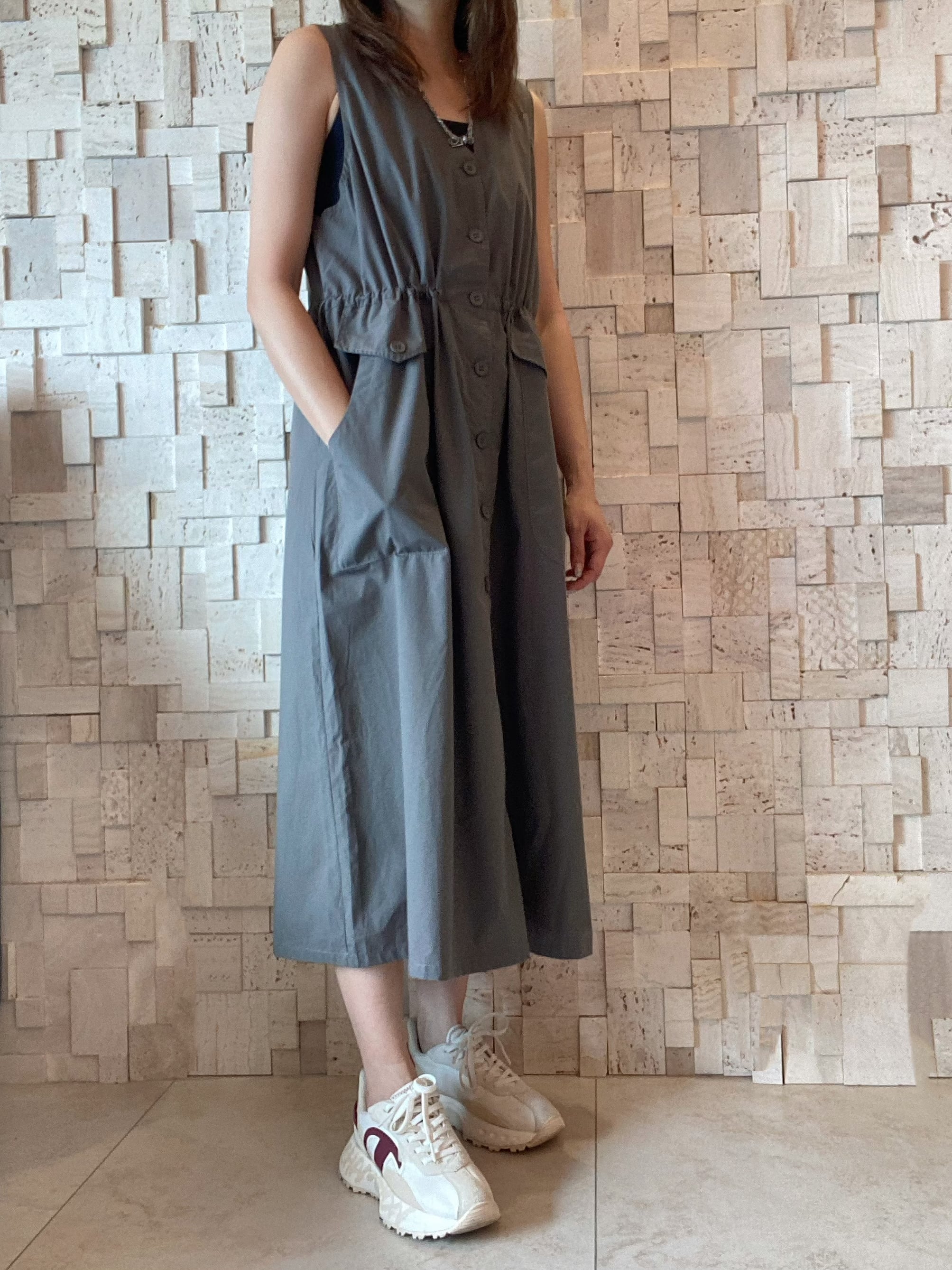 S00353 棉布工風背心Op 🔆